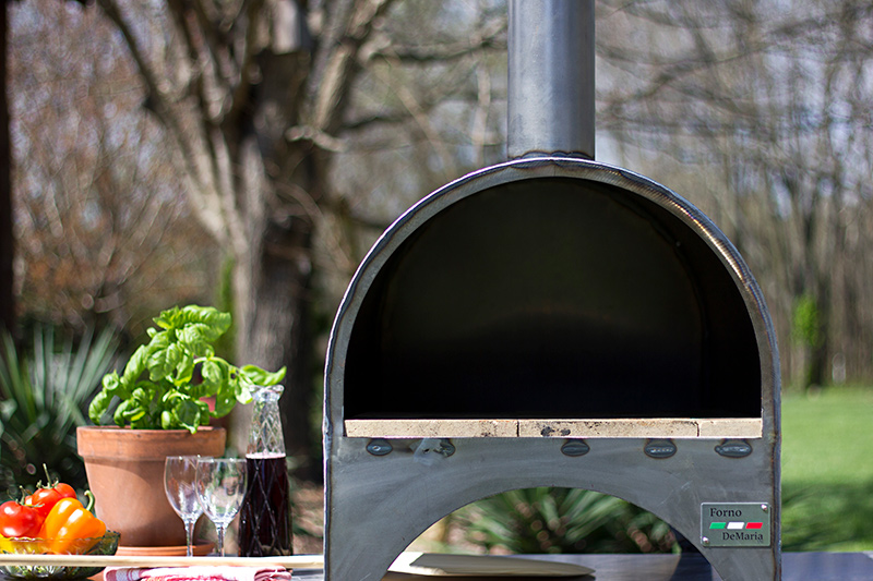 pizza oven - front